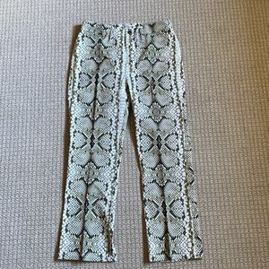 J crew snake skin print pants